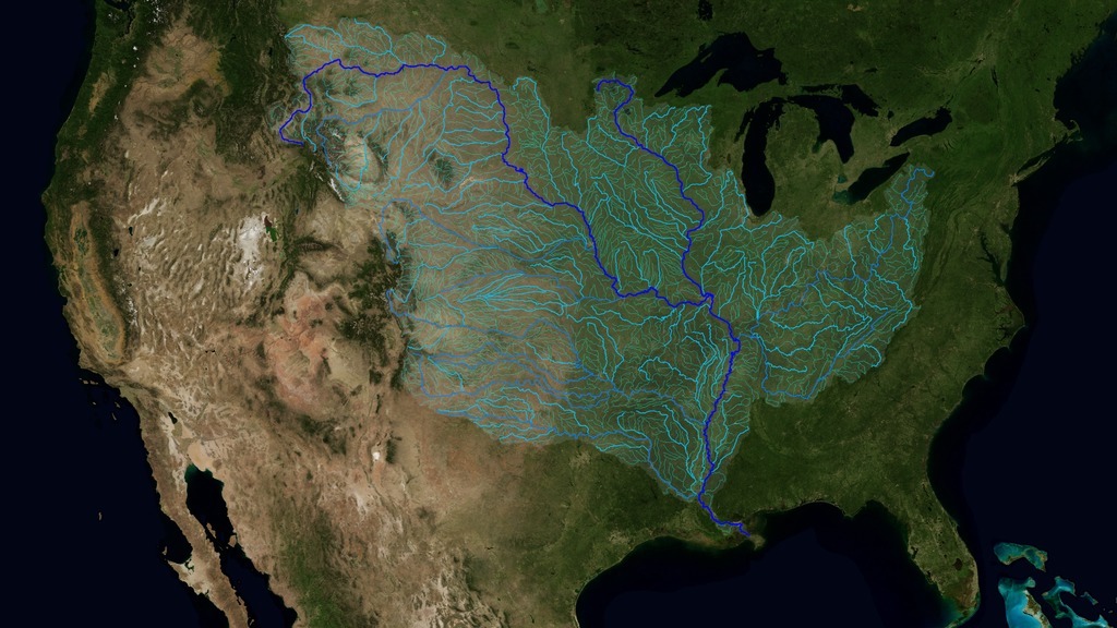 american watersheds image of the usa