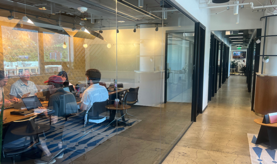 People in a conference room