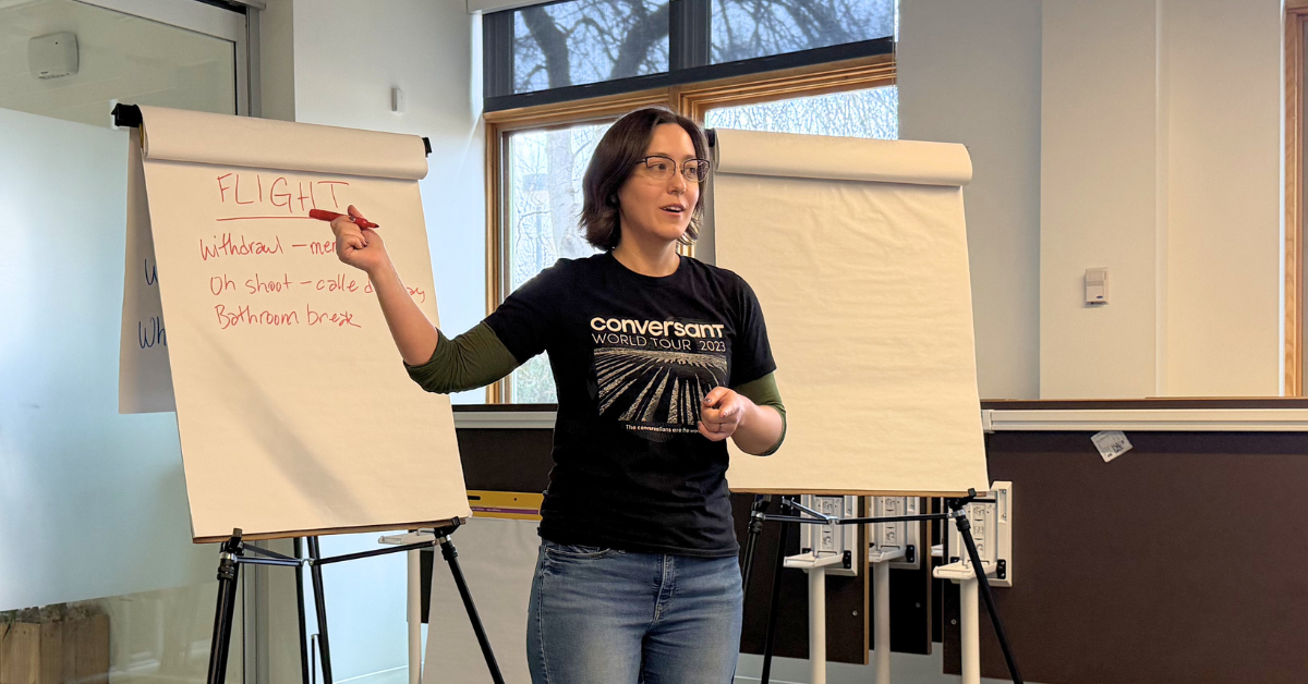 Conversant Consultant Katie Mingo coaching emerging leaders