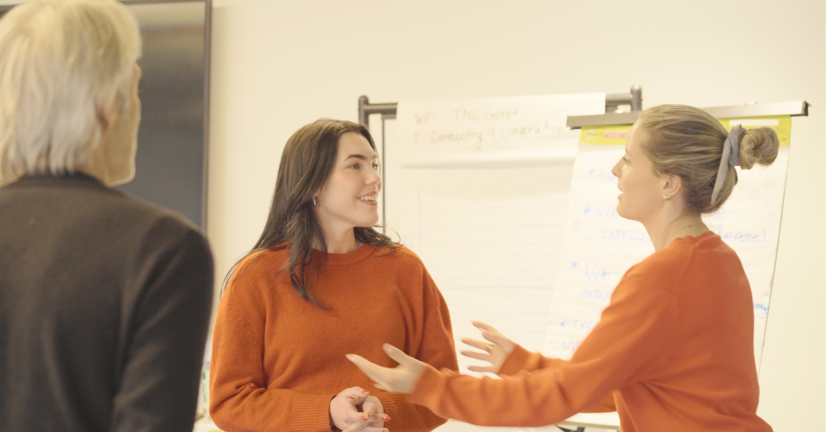 Emerging Leader learning about Presence in the workplace